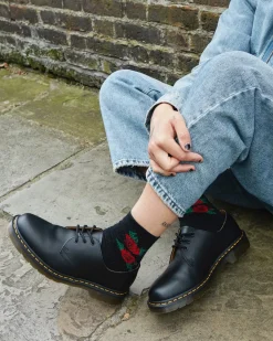 Accessories|Socks>Dr. Martens Vonda Organic Cotton Blend Short Socks Black — Organic Cotton Blend
