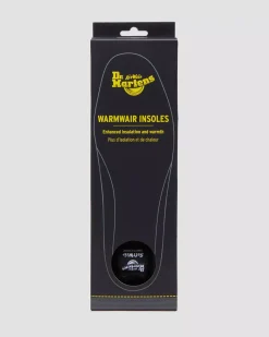 Shoe Care|Accessories>Dr. Martens Warmwair Shoe Insoles Black — Lux Faux+Hefty