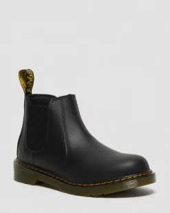 School Styles|Youth / 8-14 Years>Dr. Martens Youth 2976 Softy T Leather Chelsea Boots Black — Softy T