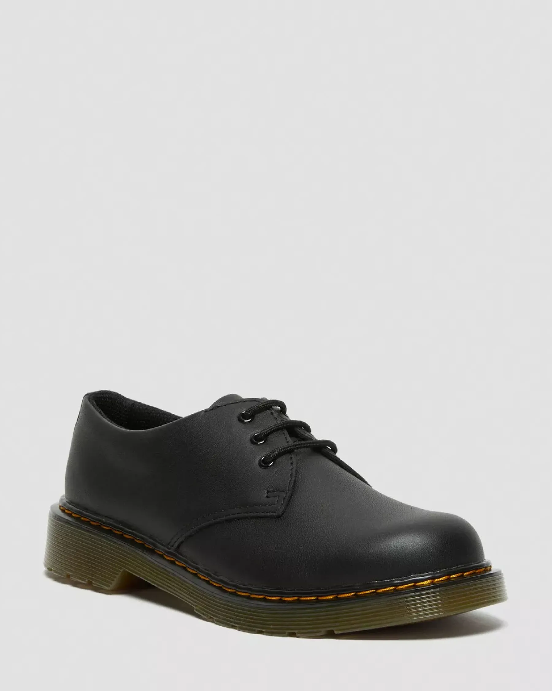 School Styles|Youth / 8-14 Years>Dr. Martens Youth 1461 Softy T Leather Shoes Black — Softy T