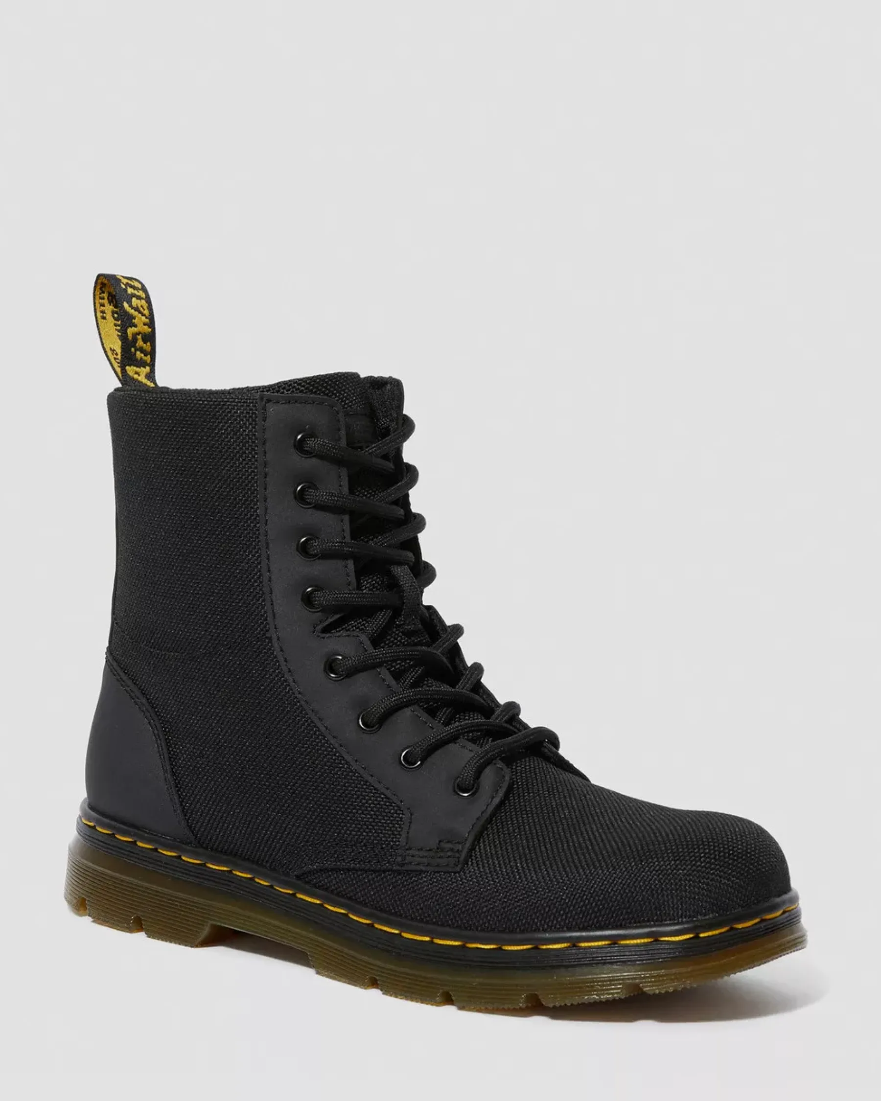 School Styles|Youth / 8-14 Years>Dr. Martens Youth Combs Extra Tough Poly Casual Boots Black — Extra Tough 50/50+Rubbery