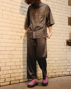 Mules & Slides|Sandals>Dr. Martens Zebzag Suede Casual Slingback Platform Mules Muted Purple — E.H.Suede